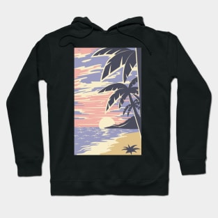 Sunset at the beach Hoodie